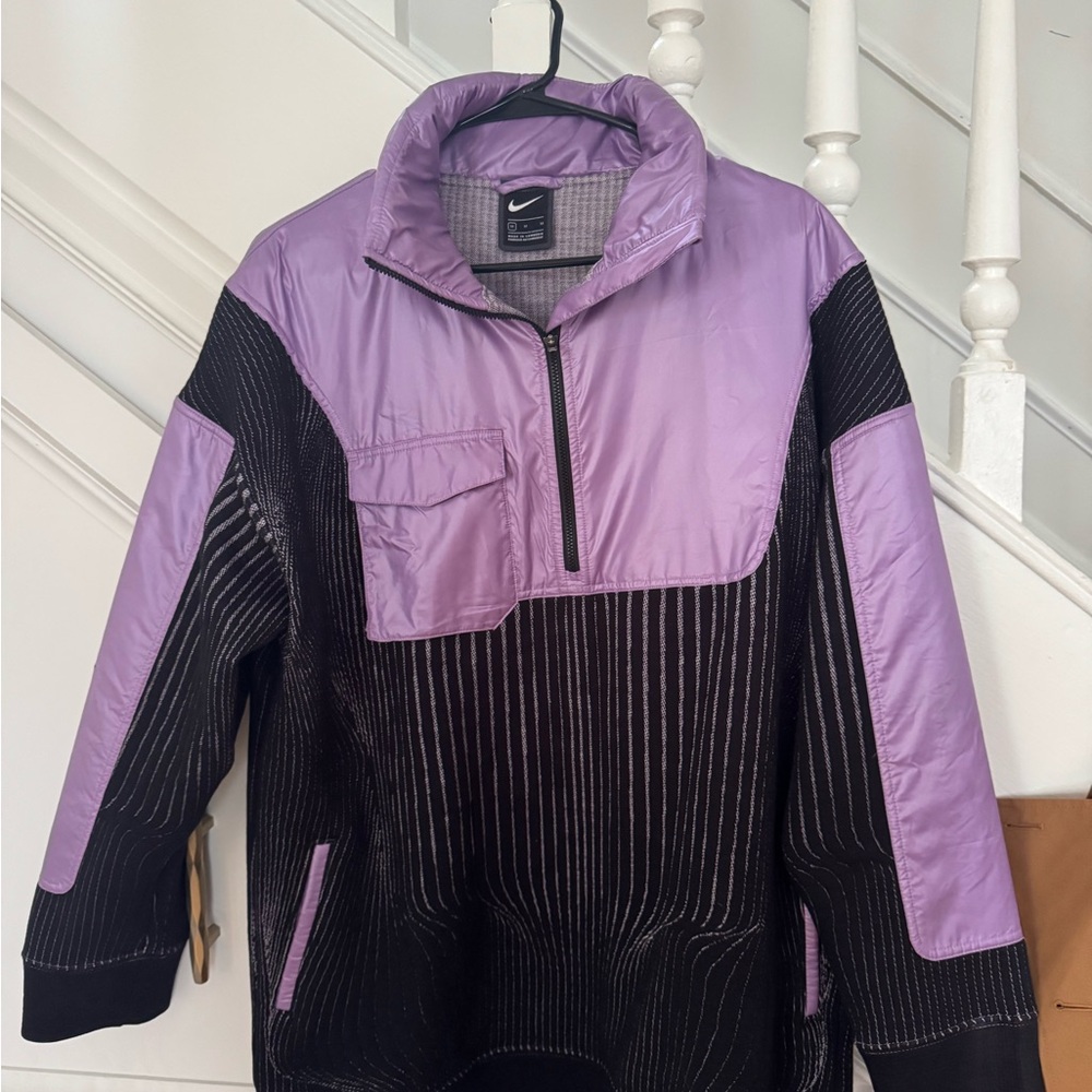 Nike Women's Lavender and Black Ski Jacket